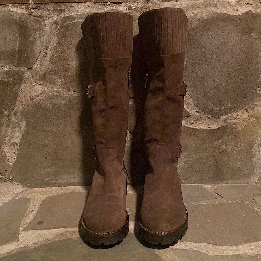 Cesare Paciotti | Tall Boots | Size : 40 | Suede Taupe | 690520